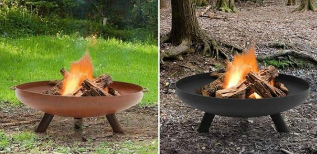 hornilla del registro del cuenco de fuego del acero de Heater Camping Rust Bonfire Corten del jardín de los 60-120cm