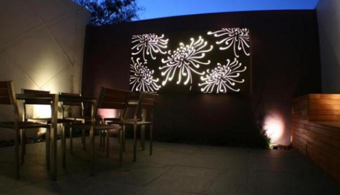 El laser cortó el panel ligero de acero de la característica de Corten de la pantalla decorativa al aire libre de Waratah