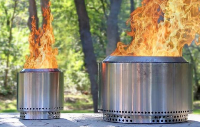 Hoyo ardiente de madera de acero del fuego de Corten del humo bajo al aire libre de la decoración