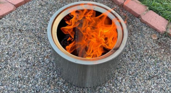 Hoyo ardiente de madera de acero del fuego de Corten del humo bajo al aire libre de la decoración