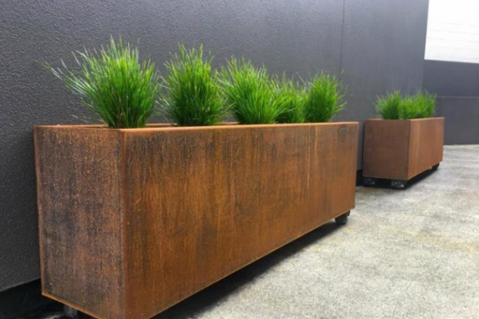 Plantadores de acero de alteración por los agentes atmosféricos desprendibles del canal en los echadores