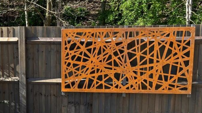 El panel de la pantalla de Art Corten Steel Laser Cut de la pared del metal de la decoración del hogar y del jardín