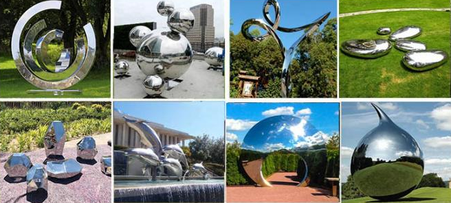 OEM fuera del jardín contemporáneo grande Art Sculpture de la bola de metal de la forma de la bola