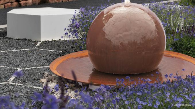 Característica de acero modificada para requisitos particulares del agua de Corten de la cascada de la decoración de los jardines