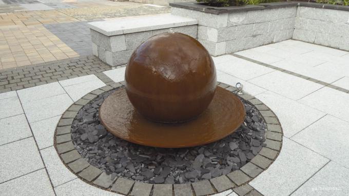  Característica de acero modificada para requisitos particulares del agua de Corten de la cascada de la decoración de los jardines