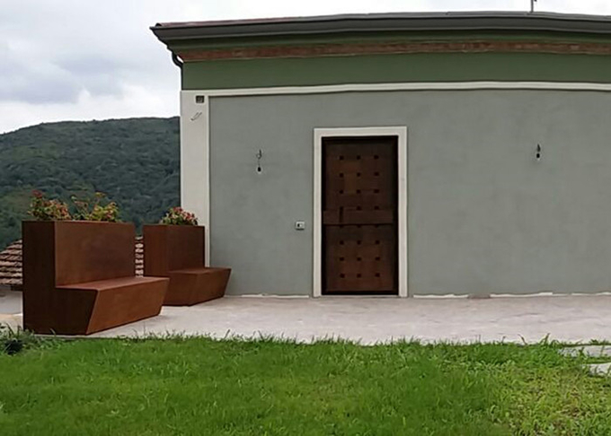 Nuevo proyecto del jardín - renovación de un cortijo