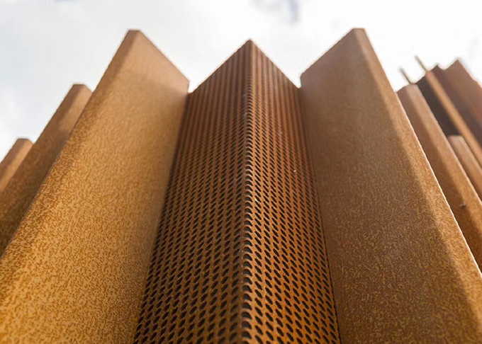 Paneles de revestimiento de acero modificados para requisitos particulares de Corten de la decoración