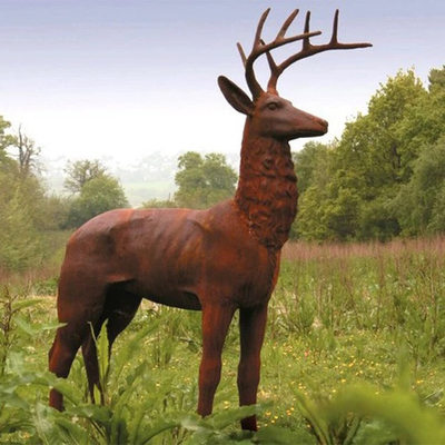 Las estatuas de bronce al aire libre modernas del SGS TUV Corten broncean las estatuas de la yarda el 175cm