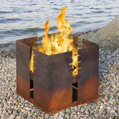Prueba de acero de cocinar al aire libre amistosa del tiempo de la parrilla de la barbacoa de Corten del moho de las parrillas de Eco
