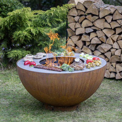 El brasero ardiente de madera sin humo inoxidable de la barbacoa de Firepit pre resistió