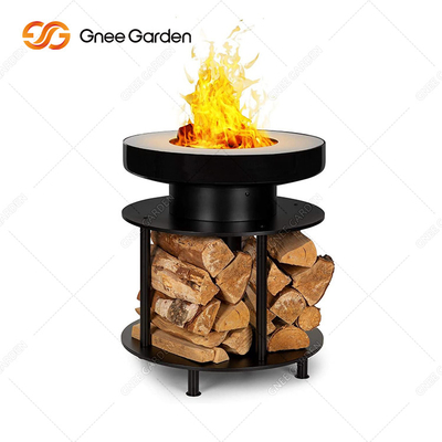 Patio al aire libre BBQ Fire Pit Grill Mesa Corten Steel Pre Oxidado