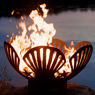 La custodia caliente aherrumbró el fuego de acero Pit For Backyard Patio del 100cm Corten