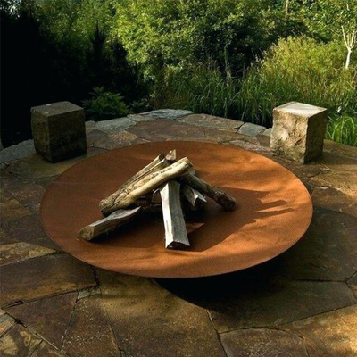 los 80cm Rusty Corten Fire Bowl Brazier al aire libre para el partido que acampa