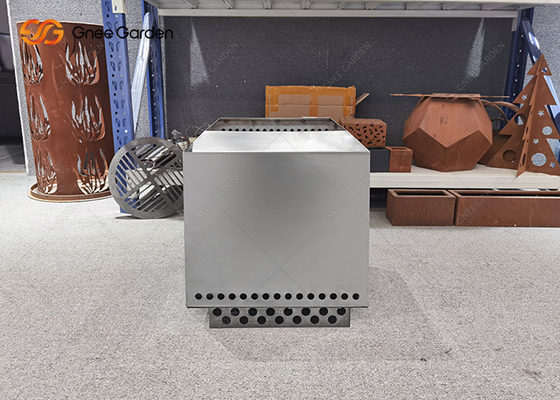 Nueva madera del diseño que quema el hoyo de acero inoxidable sin humo al aire libre del fuego de Firepits