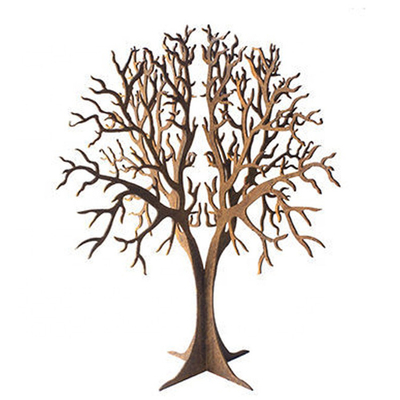 El acero de Corten aherrumbró árbol al aire libre realista del metal esculpe decorativo
