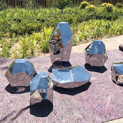 Arte de acero inoxidable del jardín de la escultura 304 al aire libre creativos del espejo de H2m