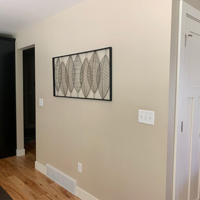 22x46 avanza lentamente la decoración del hogar de Art Luxury 3D de la pared de la hoja del metal del vintage