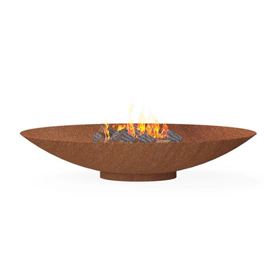 Hoyos al aire libre del fuego del diseño de la hoja de la esfera del metal del diámetro del hoyo el 100cm los 80cm del fuego