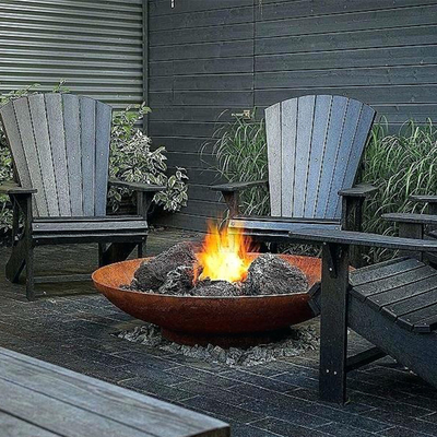 Nuevo hoyo del fuego de Rusty Corten Steel Metal Camping del diseño