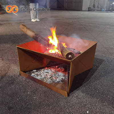 Hoyo plegable del fuego del nuevo del diseño de Corten modelo de acero del metal