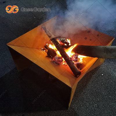 Hoyo plegable del fuego del nuevo del diseño de Corten modelo de acero del metal