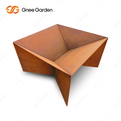Nuevo hoyo del fuego de la barbacoa de Rusty Corten Steel Metal Camping del diseño