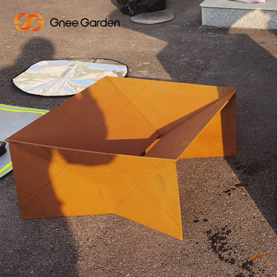 Nuevo hoyo del fuego de la barbacoa de Rusty Corten Steel Metal Camping del diseño