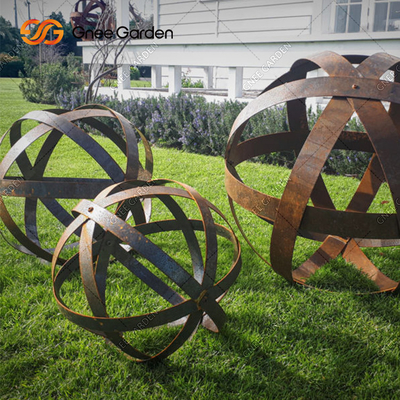 La decoración del metal del paisaje del jardín adorna la decoración de acero de Corten para Homeyard