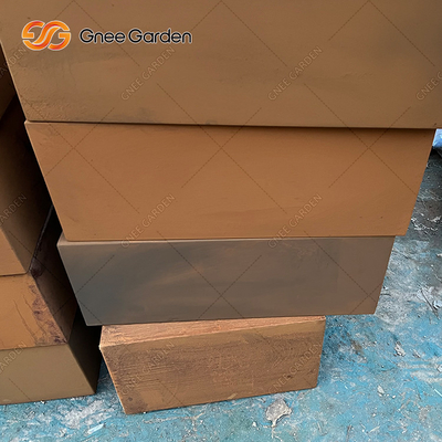 Plantador de acero del metal de soldadura de la maceta de Corten de la caja del plantador de Corten