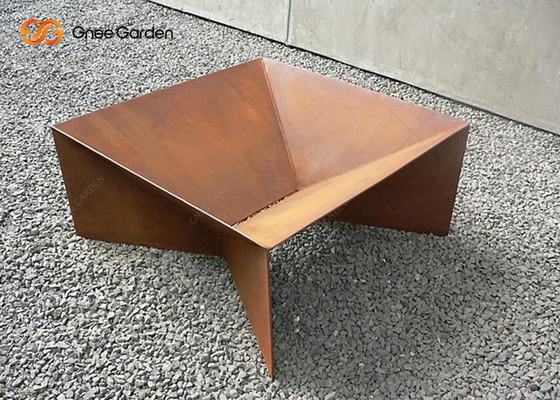 Fuego de acero al aire libre ardiente de madera Pit Charcoal Bbq Grills de Corten