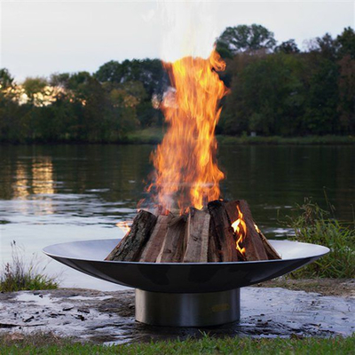 Modificado para requisitos particulares resistiendo al fuego ardiendo Pit For Camping del carbón de leña de acero