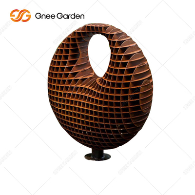 Escultura de acero de Corten del extracto moderno 5.0-8.0m m al aire libre grande de la escultura de bronce
