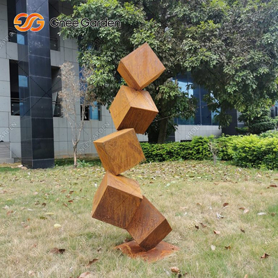 Paisaje grande de Rusty Garden Sculpture Handmade Garden del metal del grueso 5-8m m