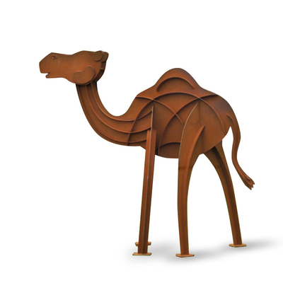 Las estatuas de bronce al aire libre modernas del SGS TUV Corten broncean las estatuas de la yarda el 175cm