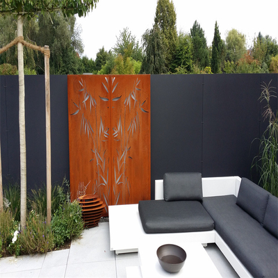El jardín decorativo de los productos del jardín del metal de la casa defiende la parte alta de acero de Corten