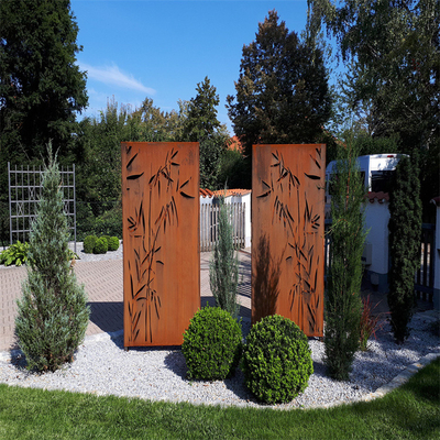 El jardín decorativo de los productos del jardín del metal de la casa defiende la parte alta de acero de Corten