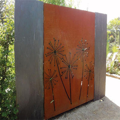 Pantalla de acero de la aislamiento de Corten de los altos de la rigidez del metal productos del jardín exquisita