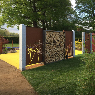 Pantalla de acero de la aislamiento de Corten de los altos de la rigidez del metal productos del jardín exquisita