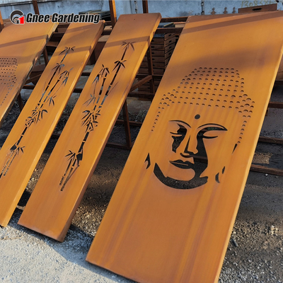 El laser decorativo moderno de los productos del jardín del metal del SGS cortó los paneles de acero de Corten