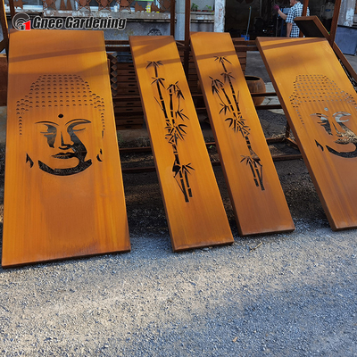 El laser decorativo moderno de los productos del jardín del metal del SGS cortó los paneles de acero de Corten