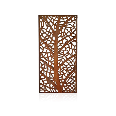 Pantalla decorativa de acero de Corten de los productos del jardín del metal del arreglo para requisitos particulares de alta resistencia
