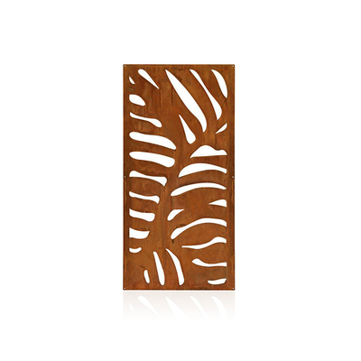 La pantalla de acero de Corten de la decoración casera del alto grado artesona dentro al aire libre
