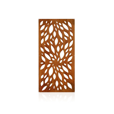 Paneles de privacidad de acero corten para productos de jardín de metal decorativo a prueba de intemperie