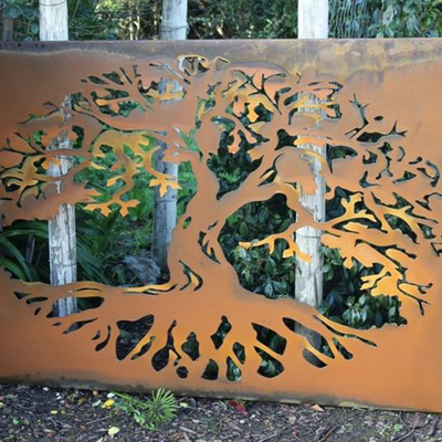 Grueso de acero pulido de los productos 3m m del jardín del metal de la pantalla que cultiva un huerto de la erosión