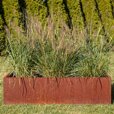 El metal aumentado acero de las camas del ODM Corten del OEM aumentó la prueba de corrosión vegetal de las camas