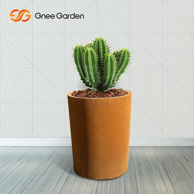 El plantador al aire libre del metal del ODM del OEM, plantador aherrumbrado del metal encajona el acero de Corten