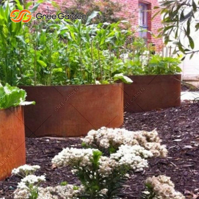 Cama aumentada metal al aire libre del jardín del balcón del patio del ODM del OEM para a prueba de herrumbre vegetal