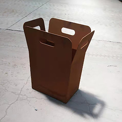 Plantador grande del cubo del metal del hierro libre del moho para el estilo al aire libre de la decoración de Inhance que cultiva un huerto