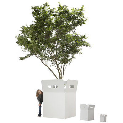 Plantador de acero alto de Corten de las macetas altas grandes del metal del grueso 1.5mm-6.0m m
