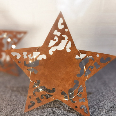 El jardín de acero asteroide hecho a mano de Corten adorna personalizado